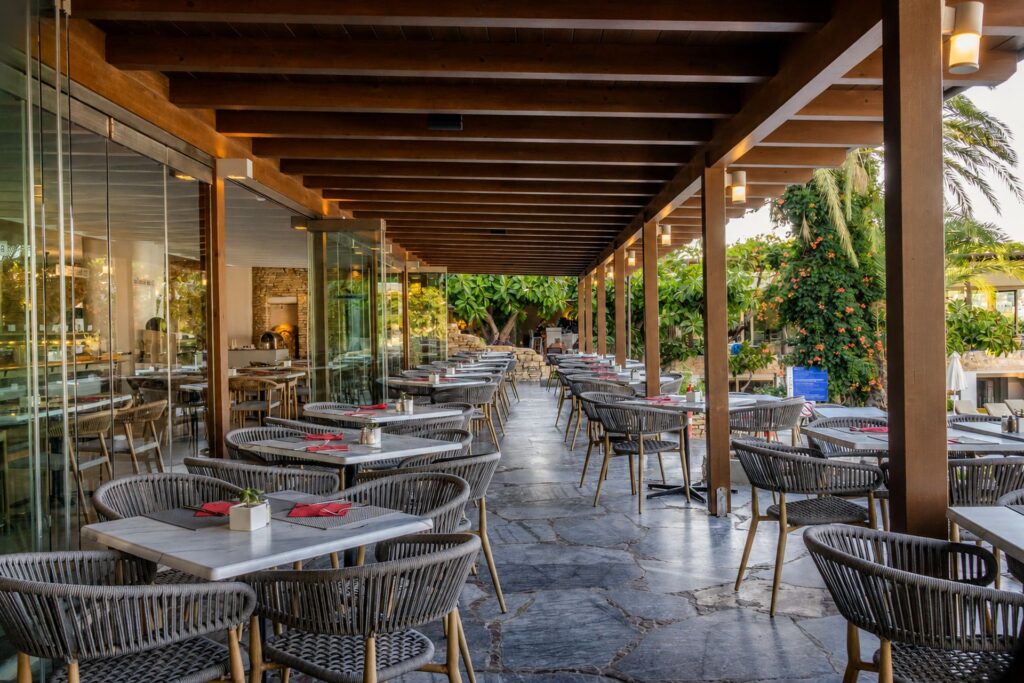 Sitia Beach main restaurant