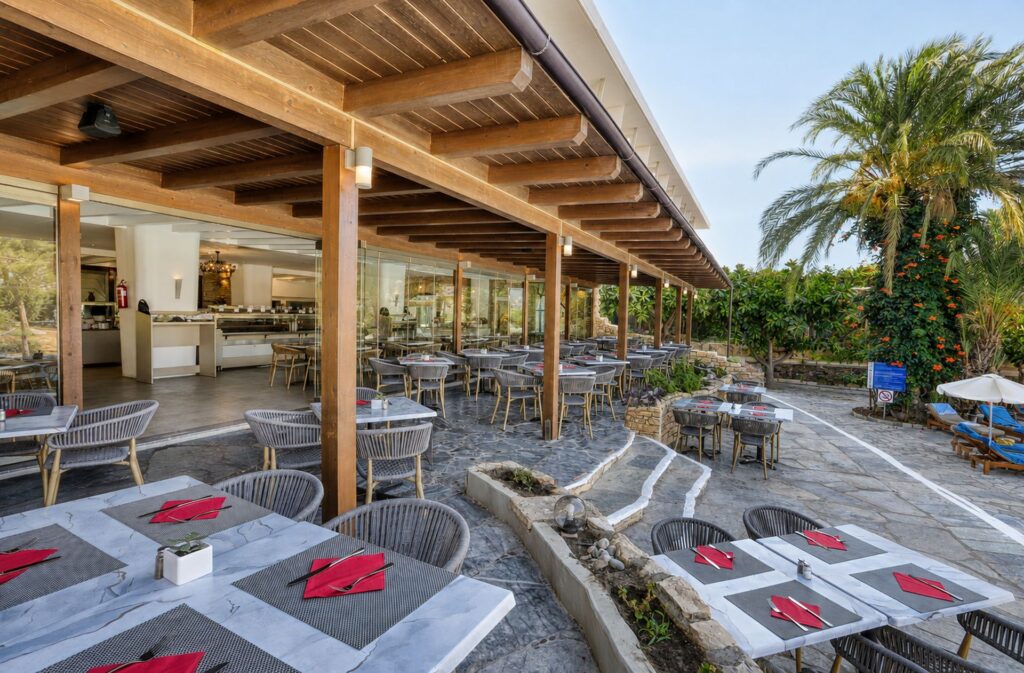 sitia beach main restaurant